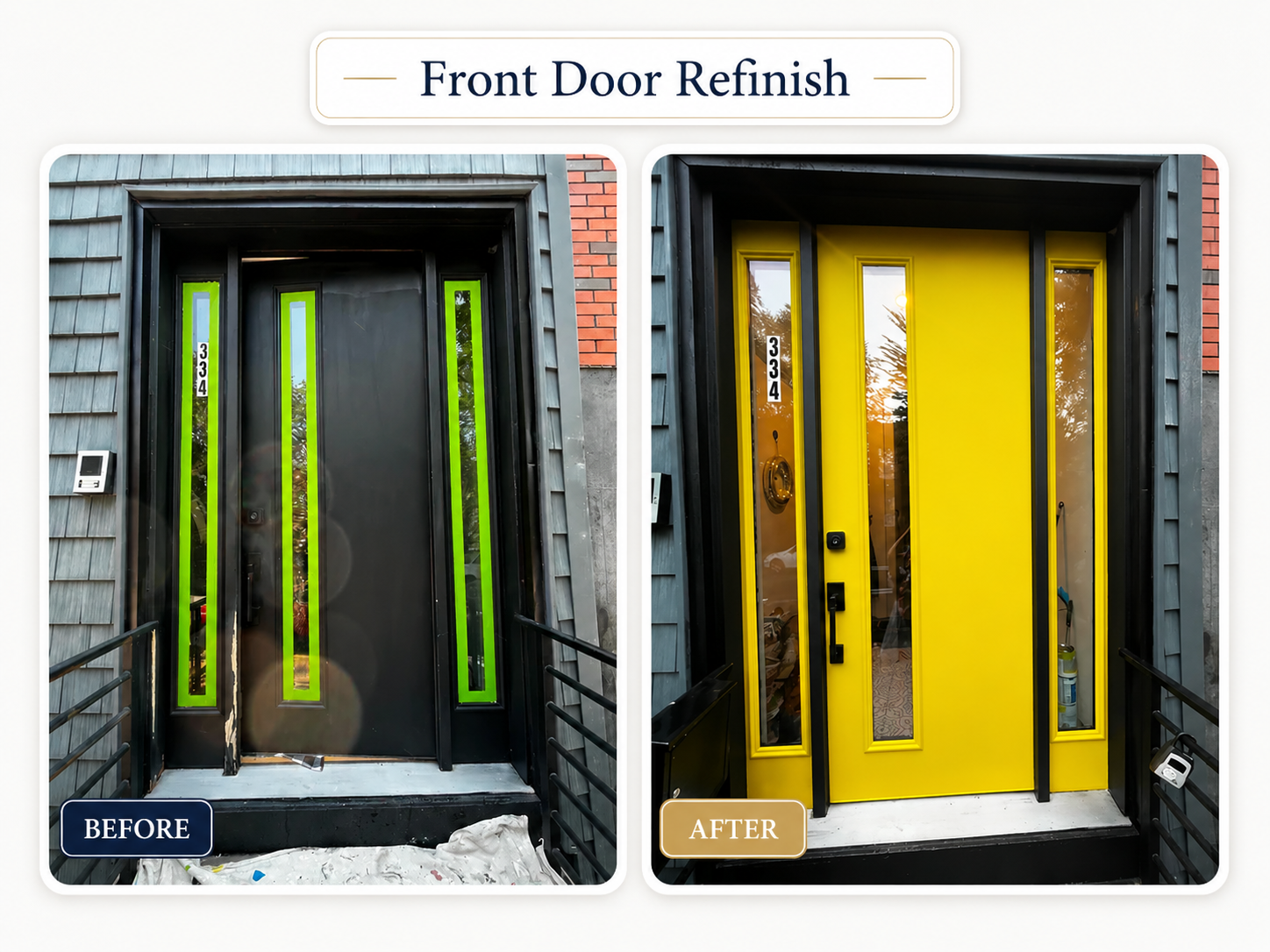 Front Door Refinish